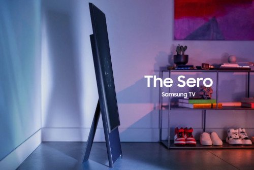 Телевизор Samsung Sero вращается вокруг своей оси, потому что сейчас люди снимают больше вертикальных видеороликов