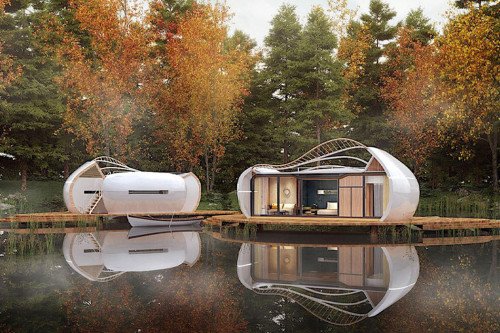 Этот модульный дизайн туристов приносит вам ближе к природе с устойчивым путешествием и 360-градусными окнами!